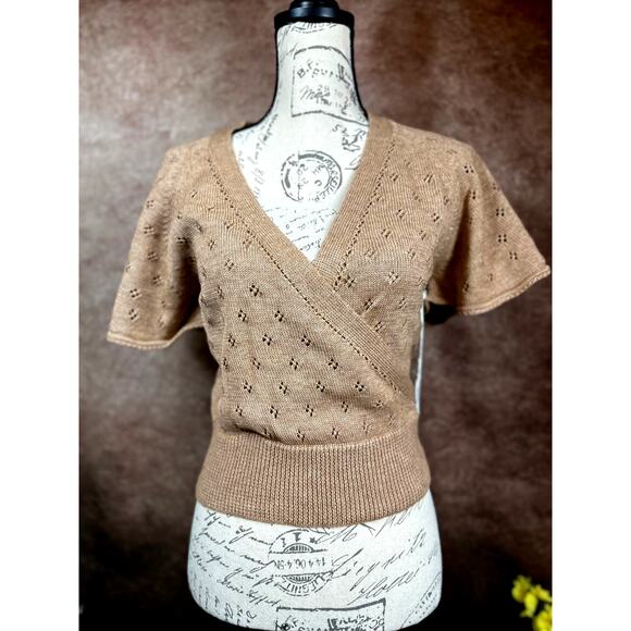 St Roche Ballet Top Cotton Superfine Alpaca Caramel Multiple Sizes - Picture 1 of 15
